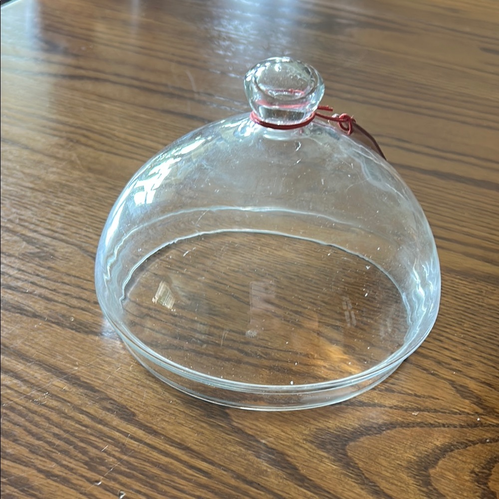 SMALL Glass Dome with Black Base - Picture 3 of 7